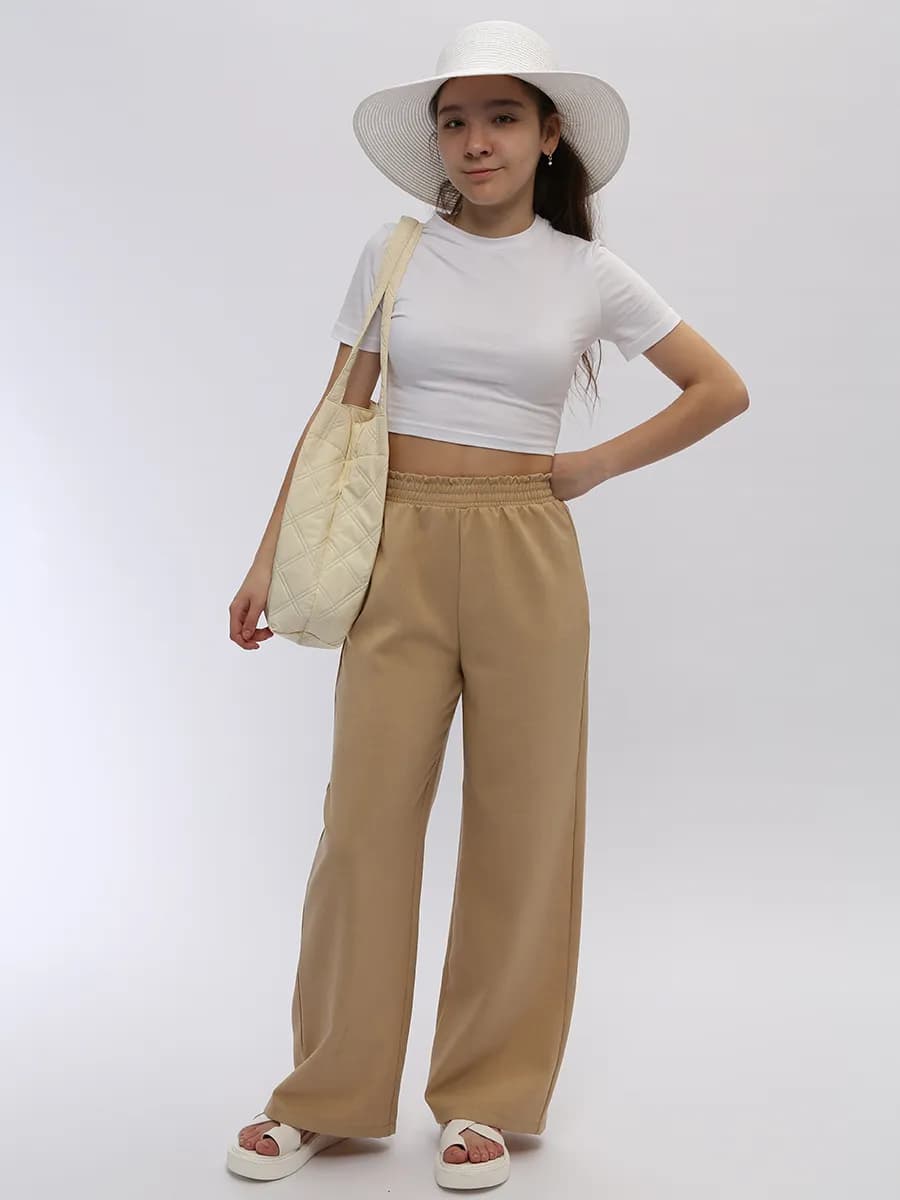 Брюки палаццо для девочки летние