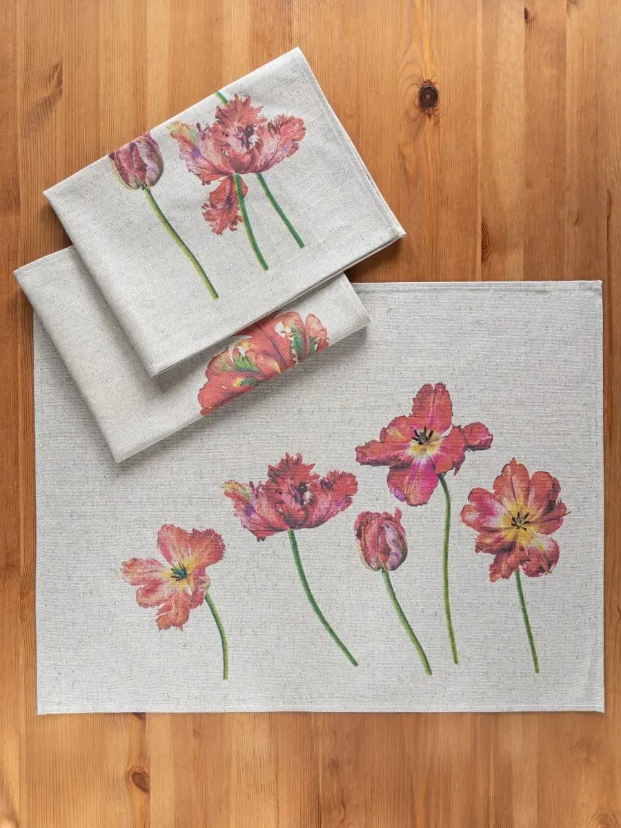 Полотенца кухонные льняные 3 шт