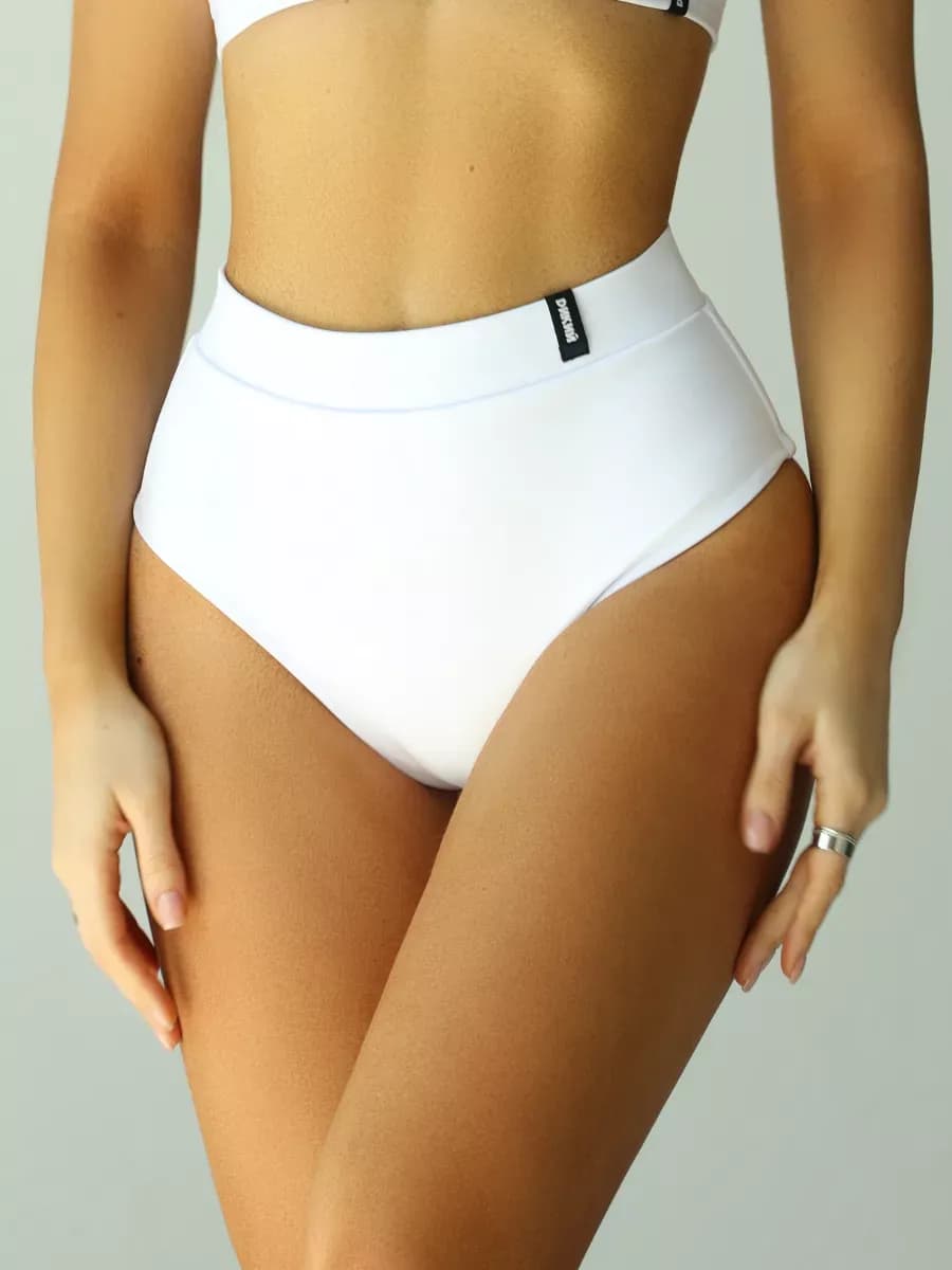 Плавки высокие трусы плавательные раздельного купальника