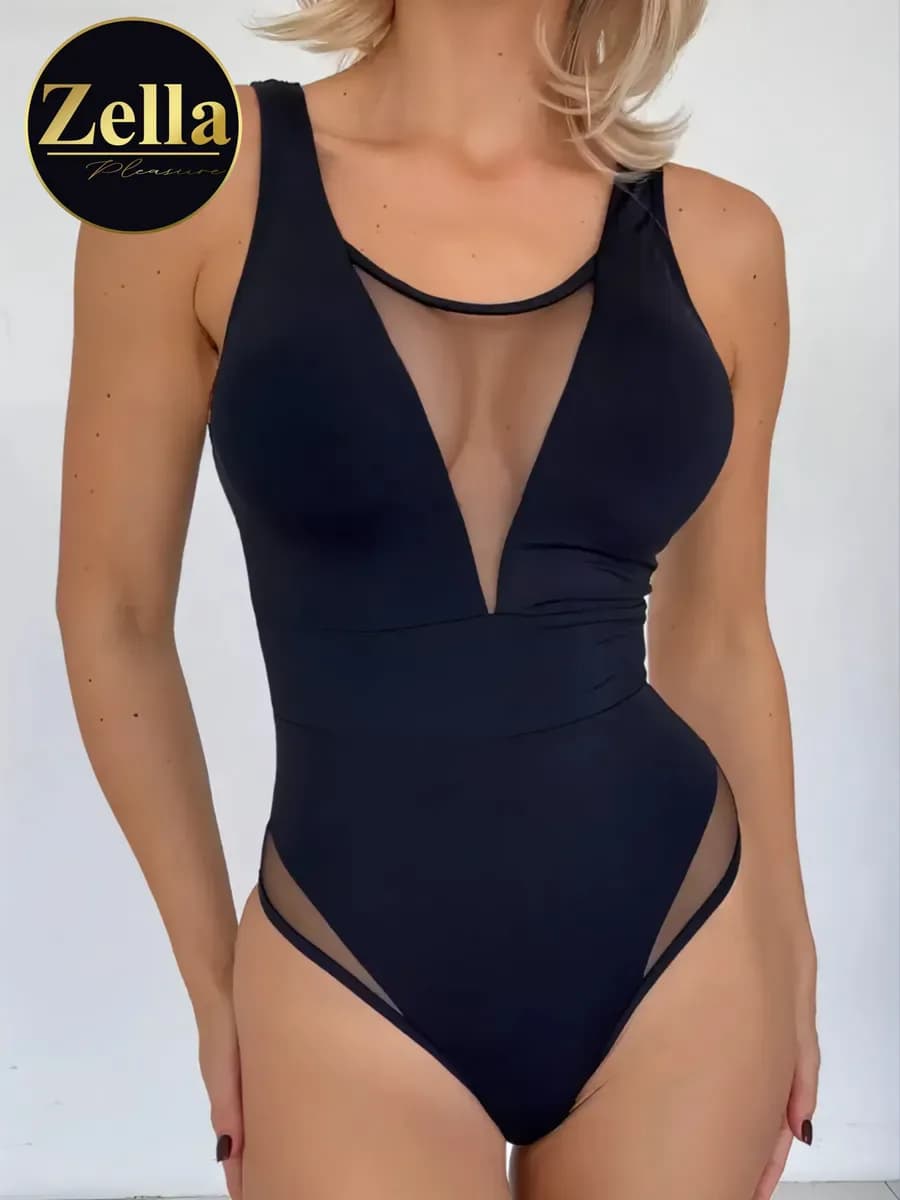 Купальник слитный утягивающий для бассейна спортивный