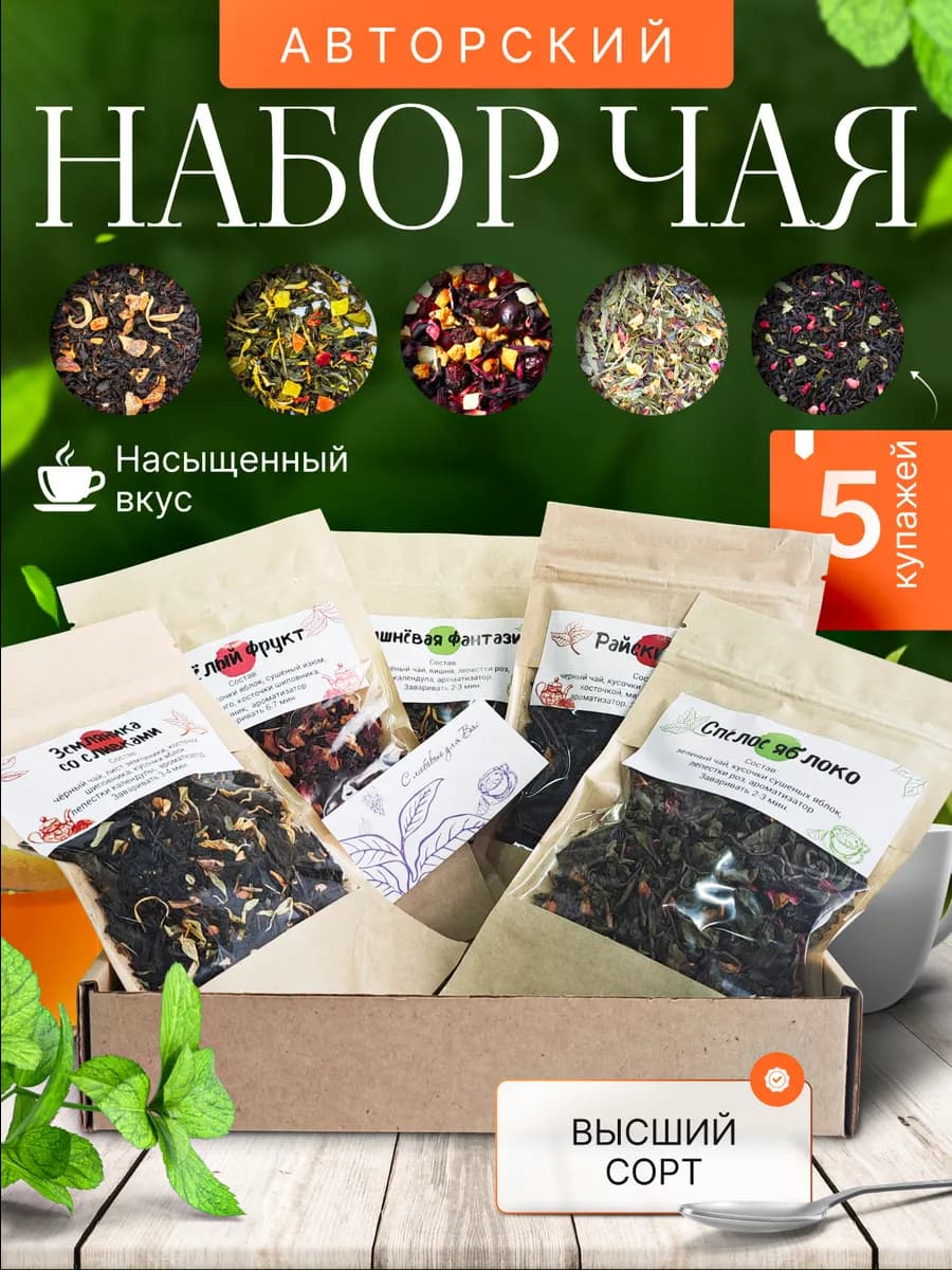 Подарочный набор листового чая
