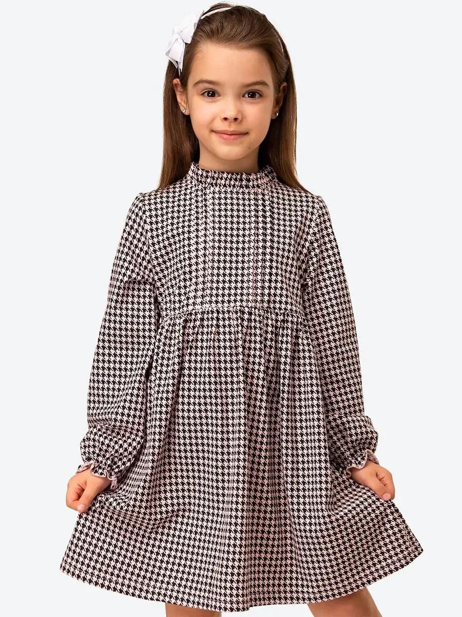 Платье детское с длинным рукавом 100% хлопок