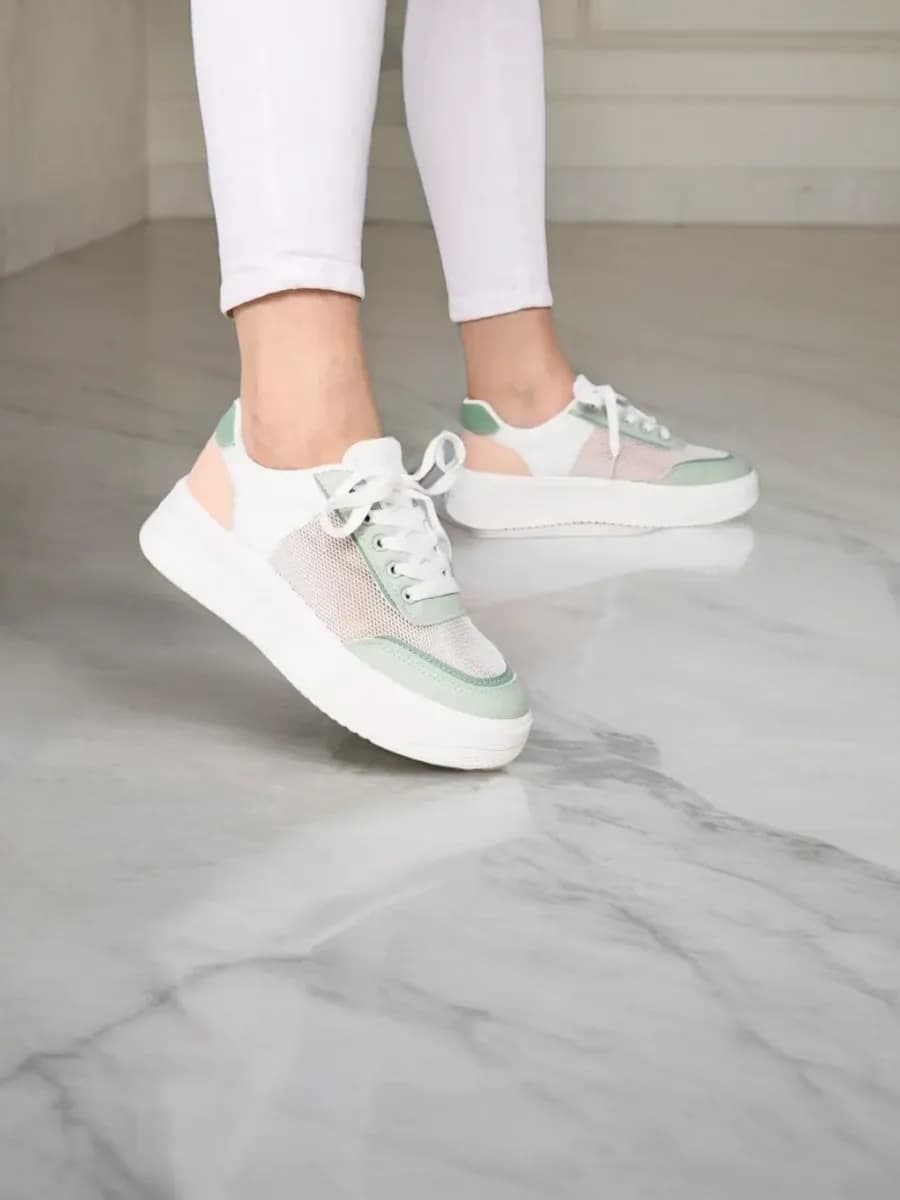 Кеды летние на платформе