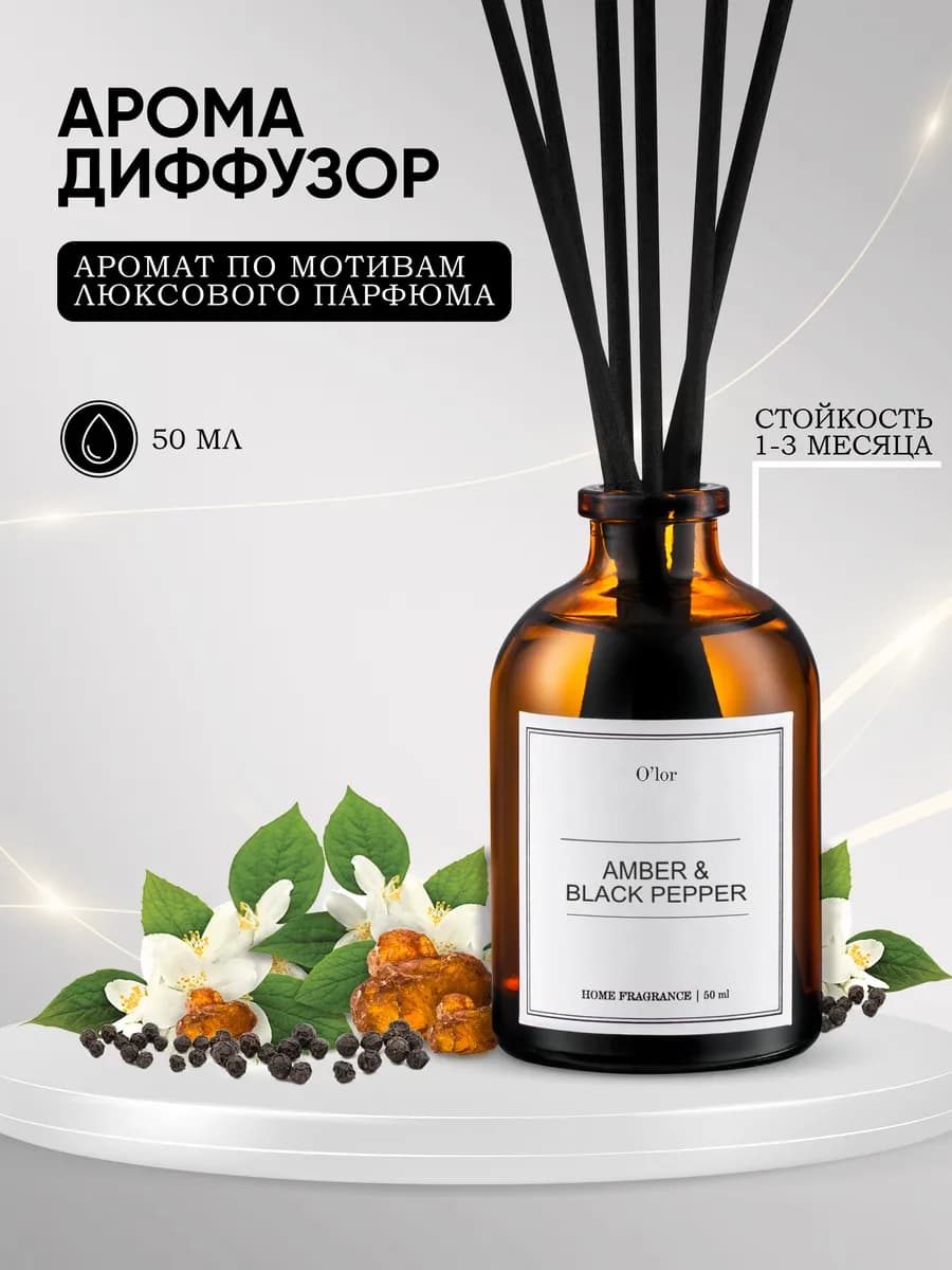 Ароматизатор для дома диффузор ароматический 50 мл