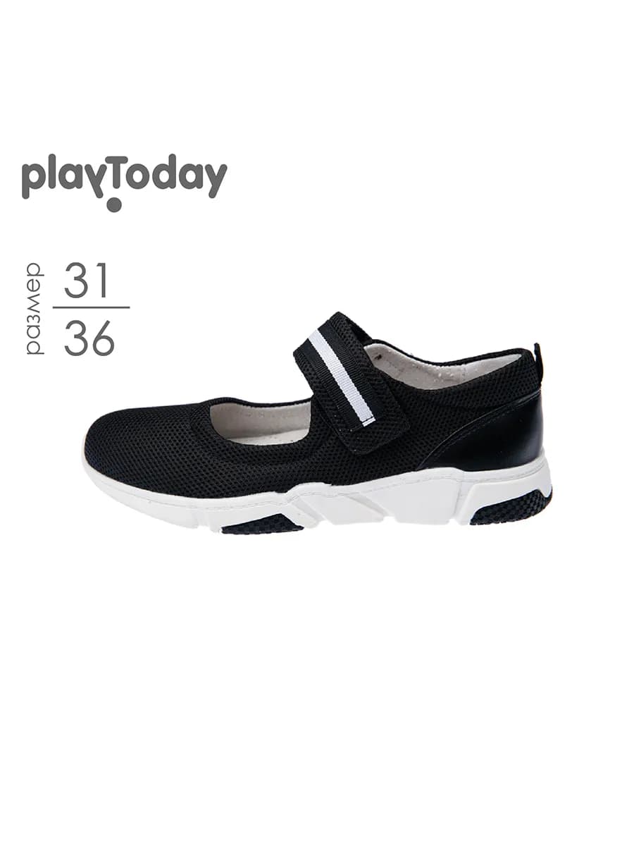 Туфли школьные подростковые на липучках сменка