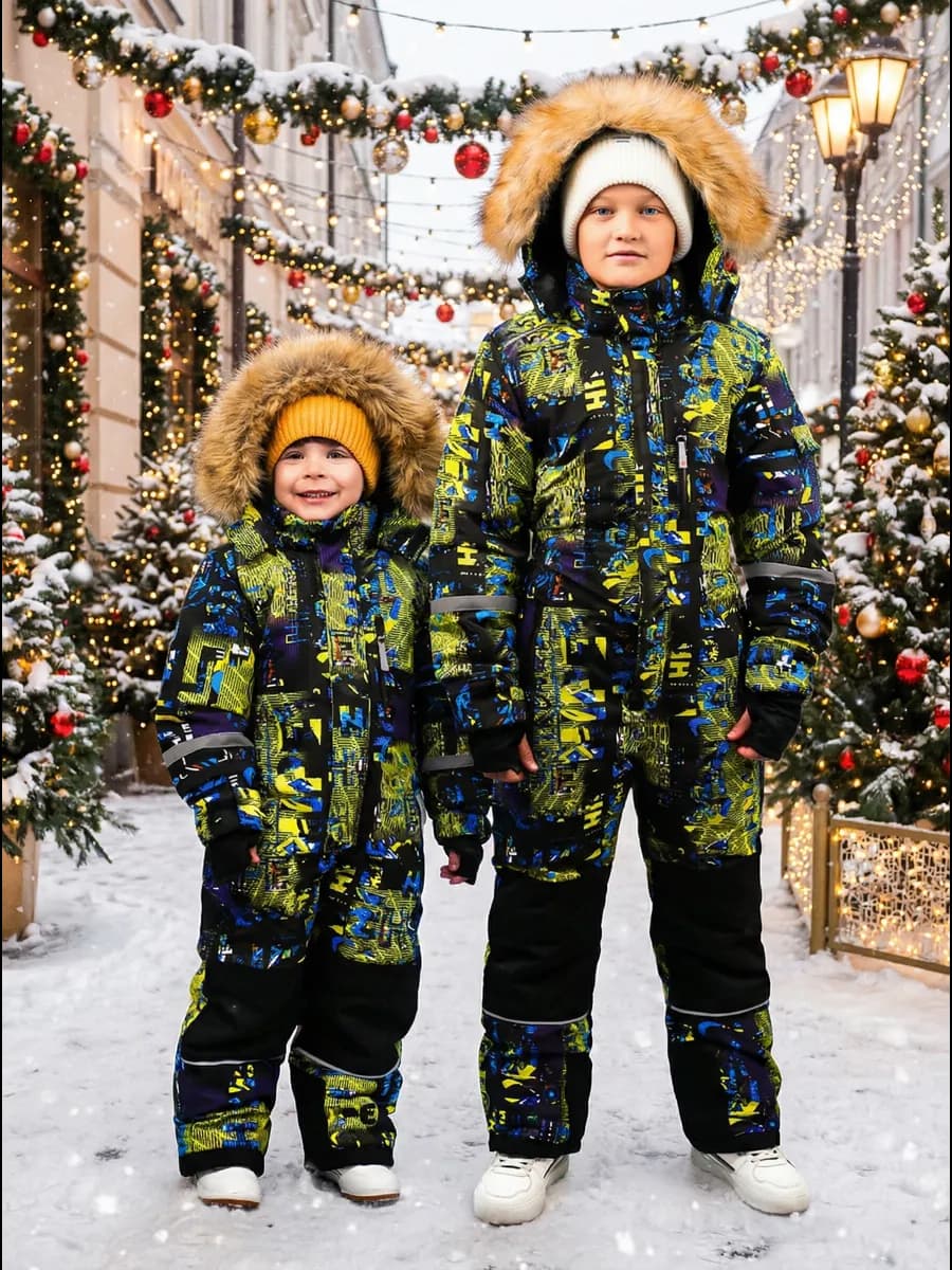 Комбинезон зимний для мальчика мембранный