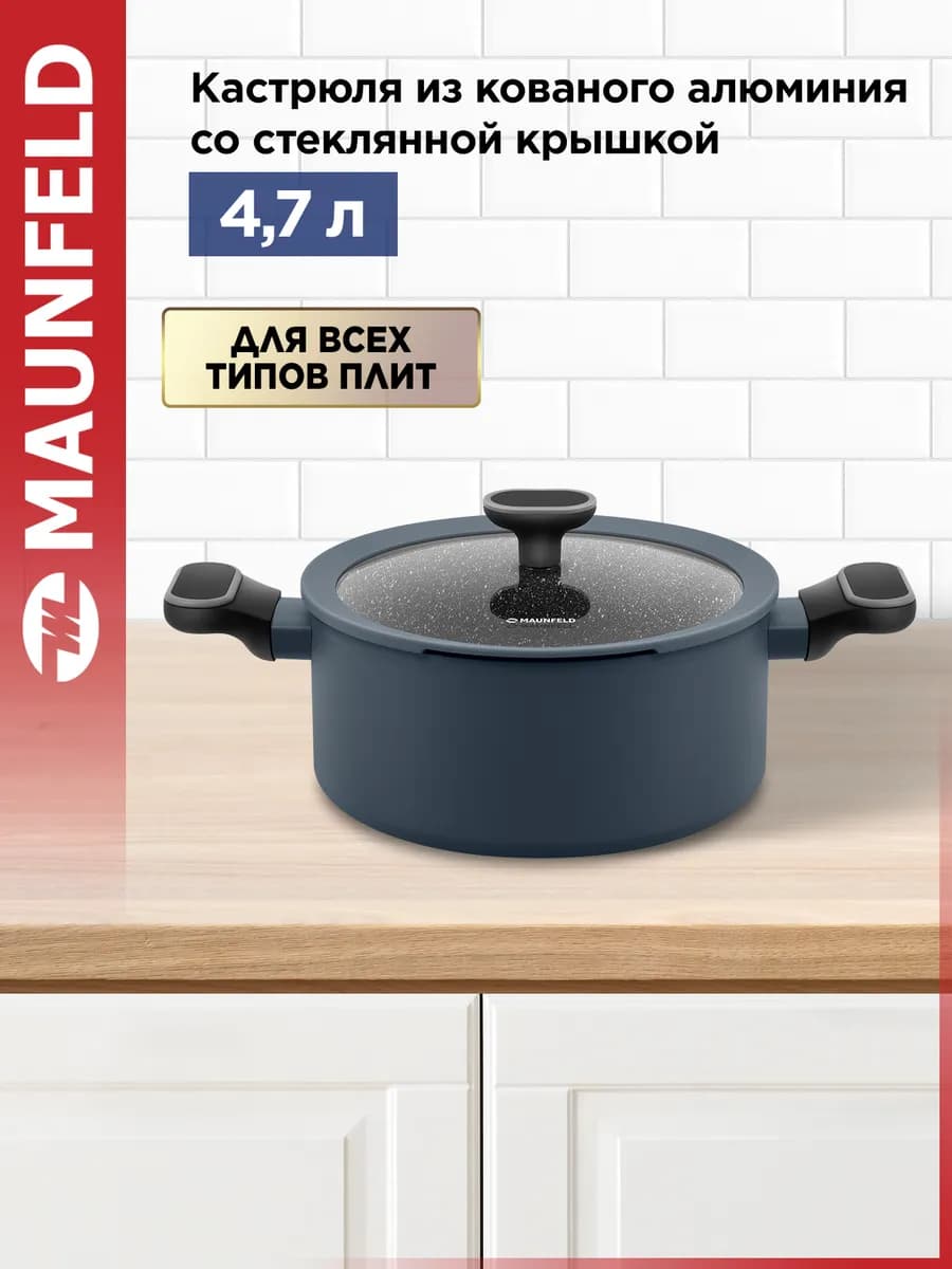 Кастрюля для индукционной плиты FRIDA 24 см, 4,7 л