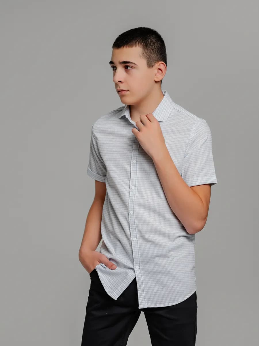 Рубашка классическая с коротким рукавом