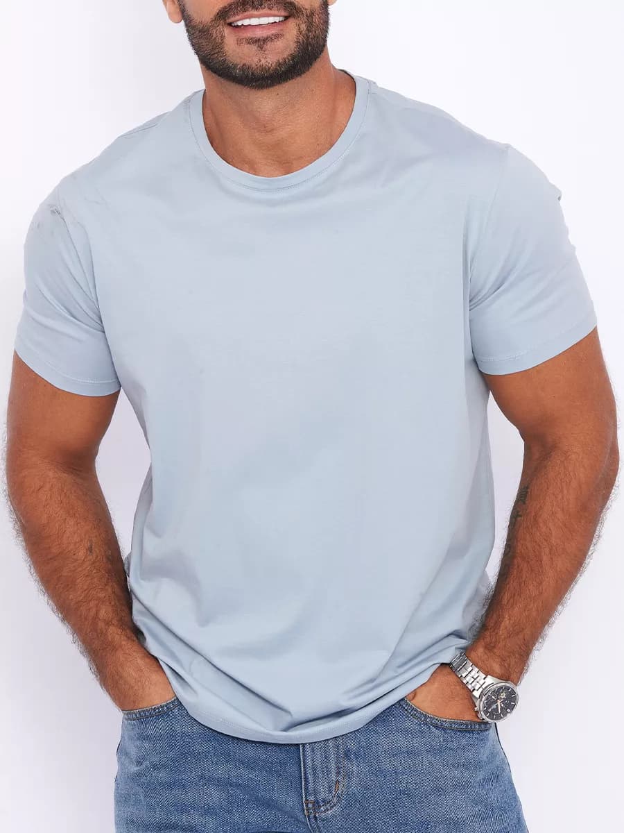 Футболка однотонная