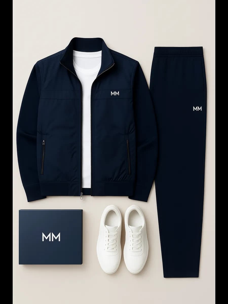 Спортивный костюм на молнии без начеса