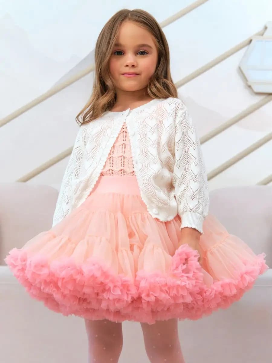 Юбка на резинке пышная нарядная из фатина