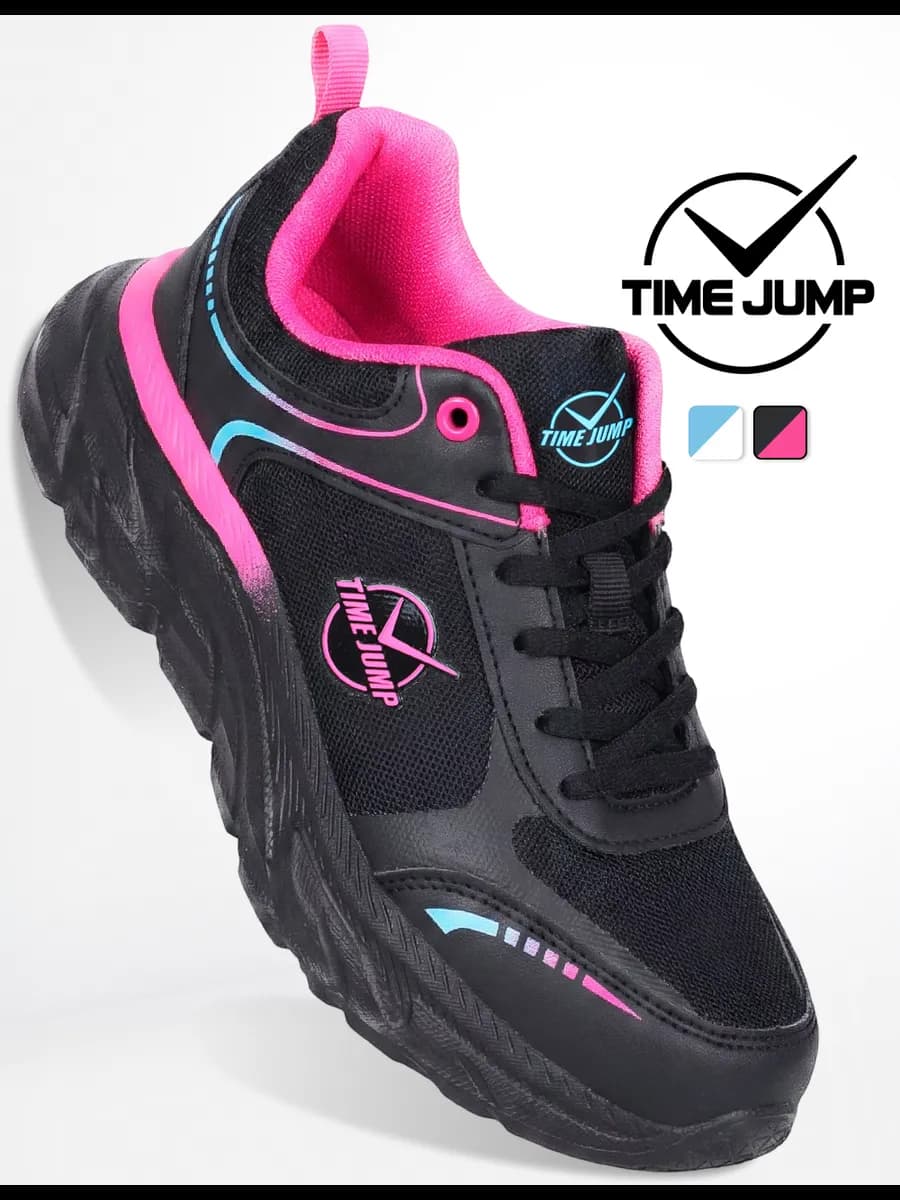 Кроссовки женские на высокой подошве черные дышащие