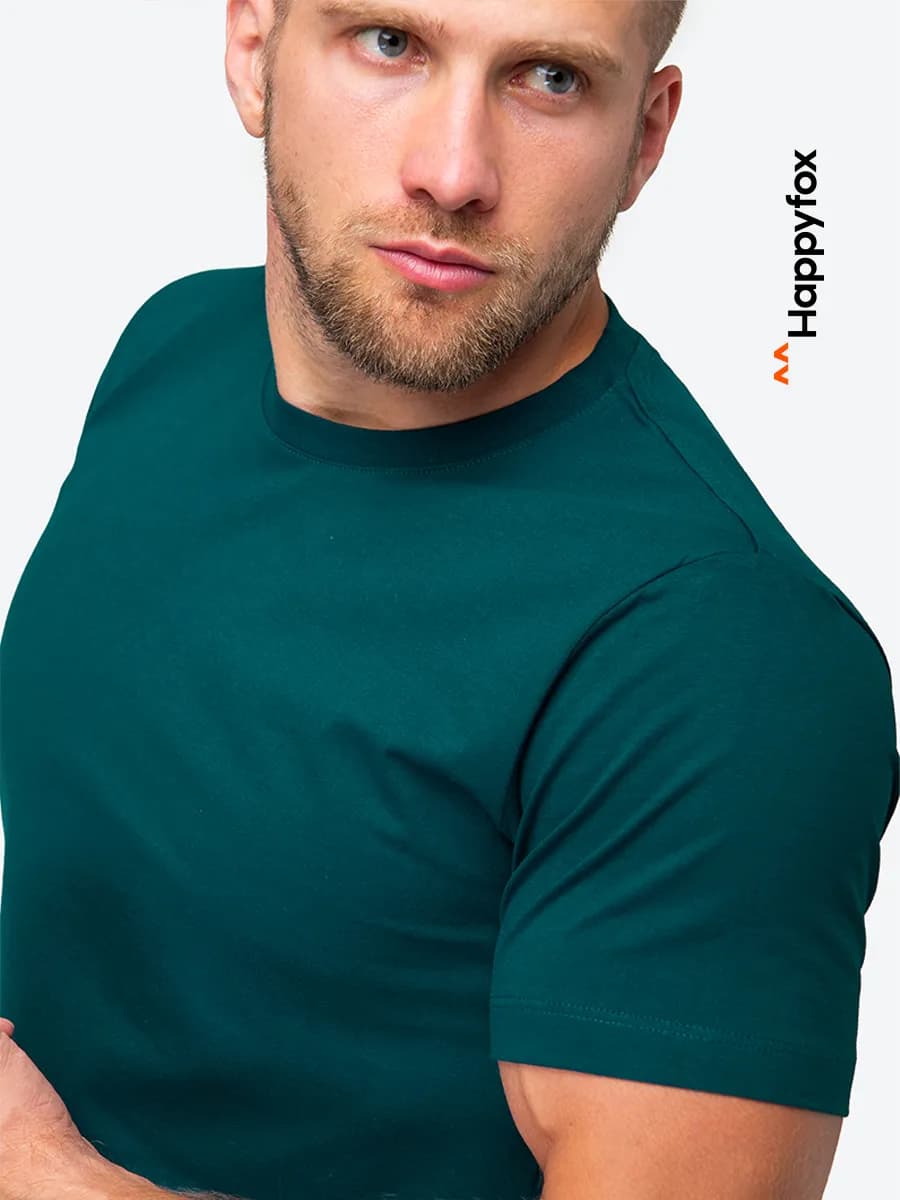 Футболка базовая однотонная хлопок