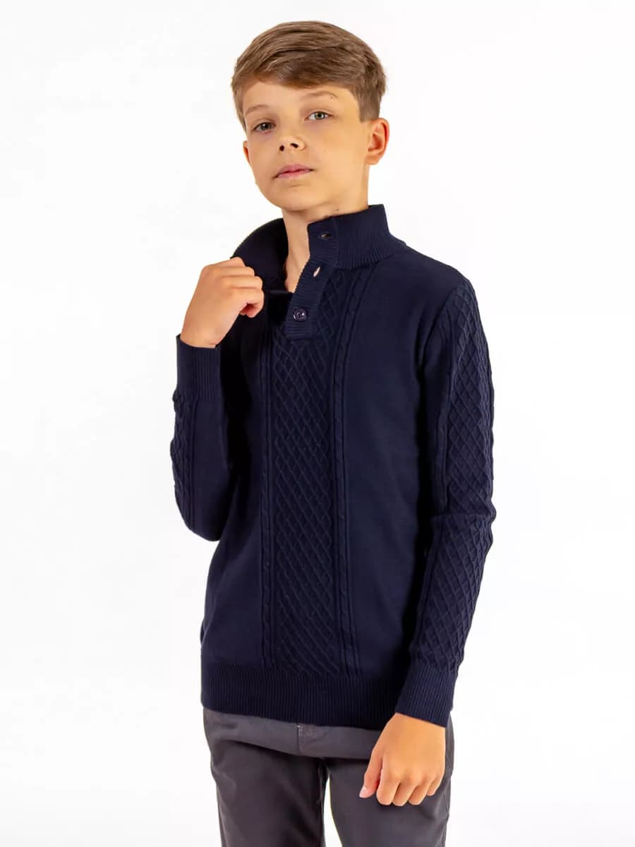 Свитер школьный вязаный