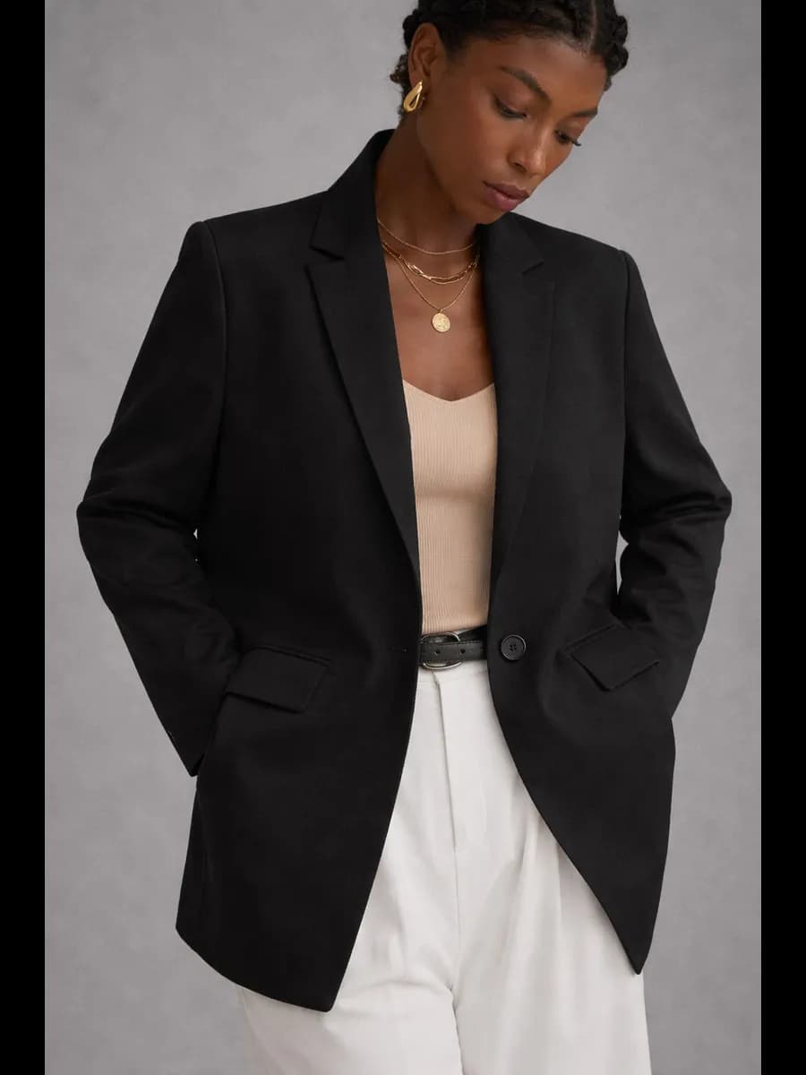 Пиджак классический оверсайз блейзер