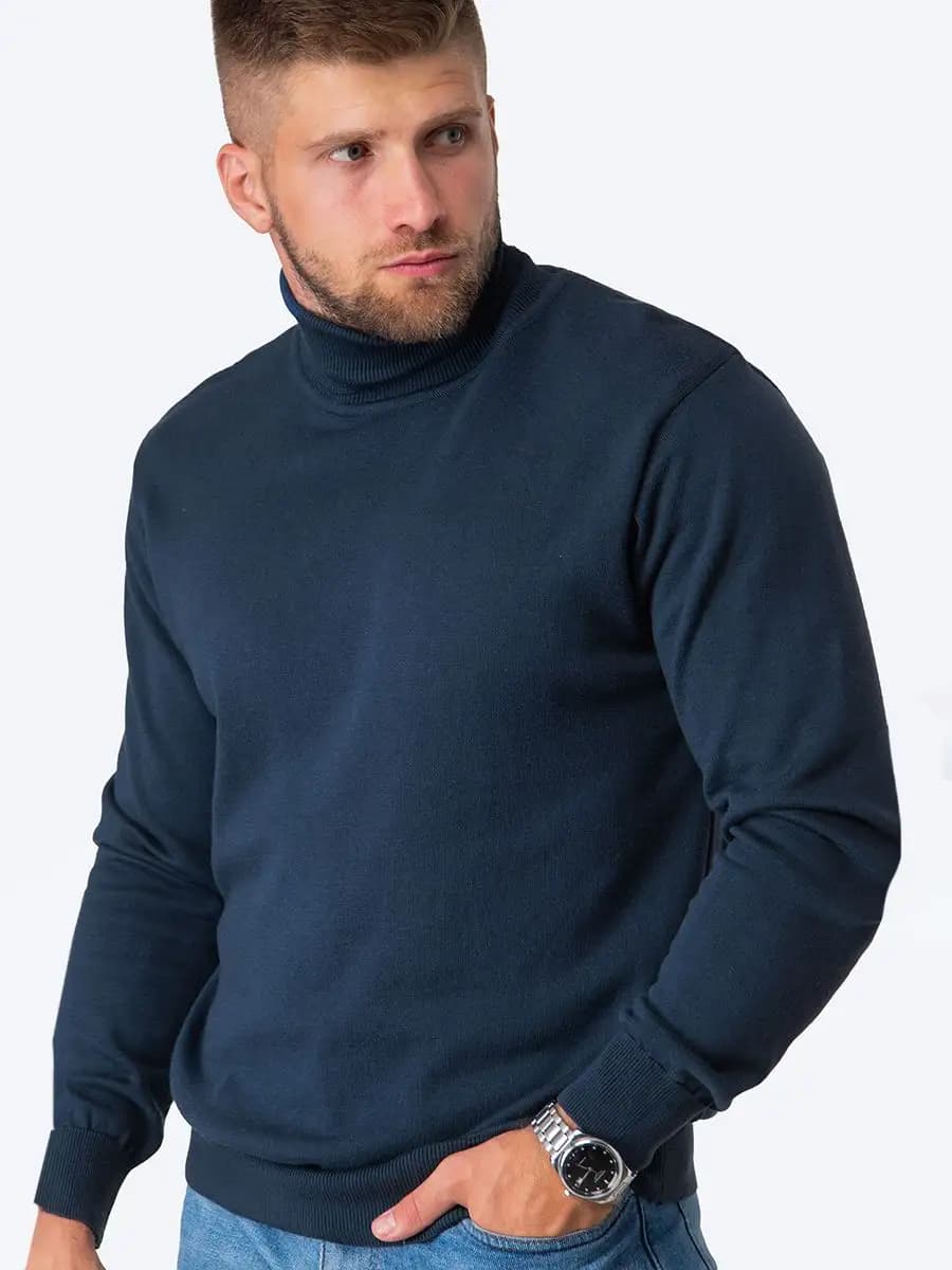 Водолазка вязаная джемпер с горлом