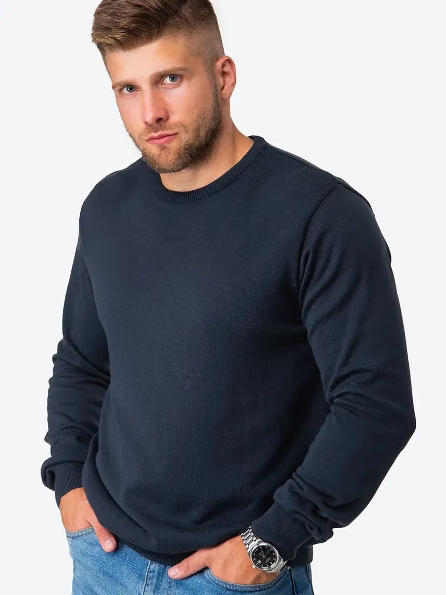 Джемпер вязаный классический хлопок