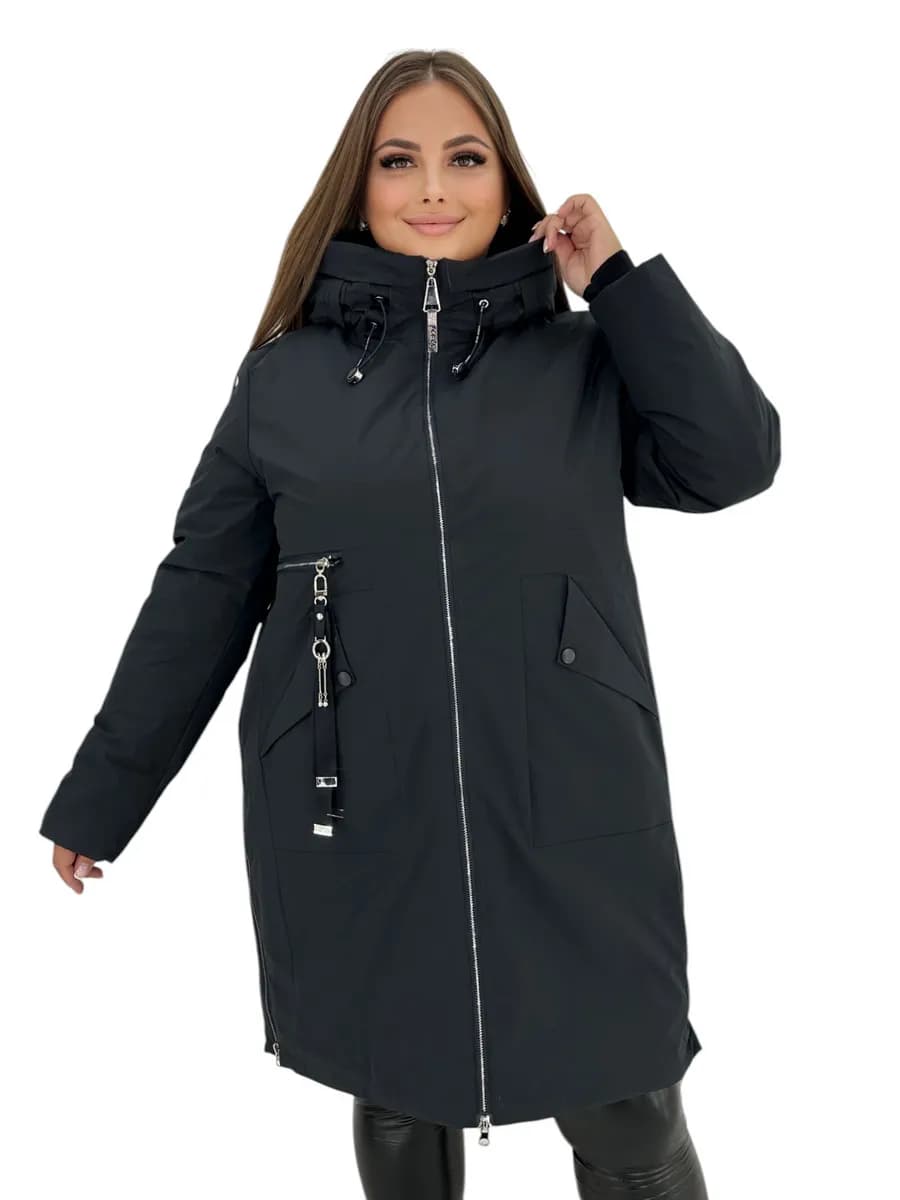 Куртка женская демисезонная с капюшоном