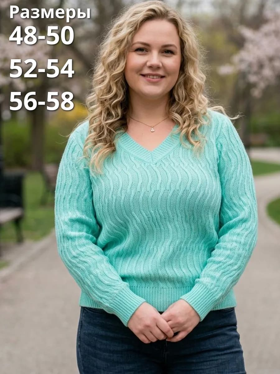 Пуловер осенний тонкий трикотажный оверсайз