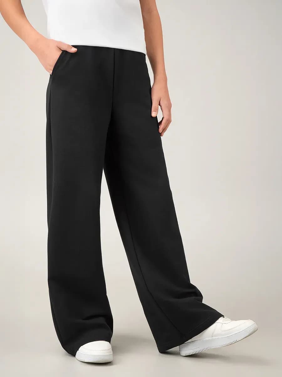 Брюки палаццо школьные детские