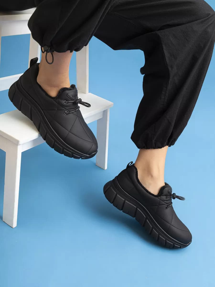 Полуботинки из натуральной кожи на платформе