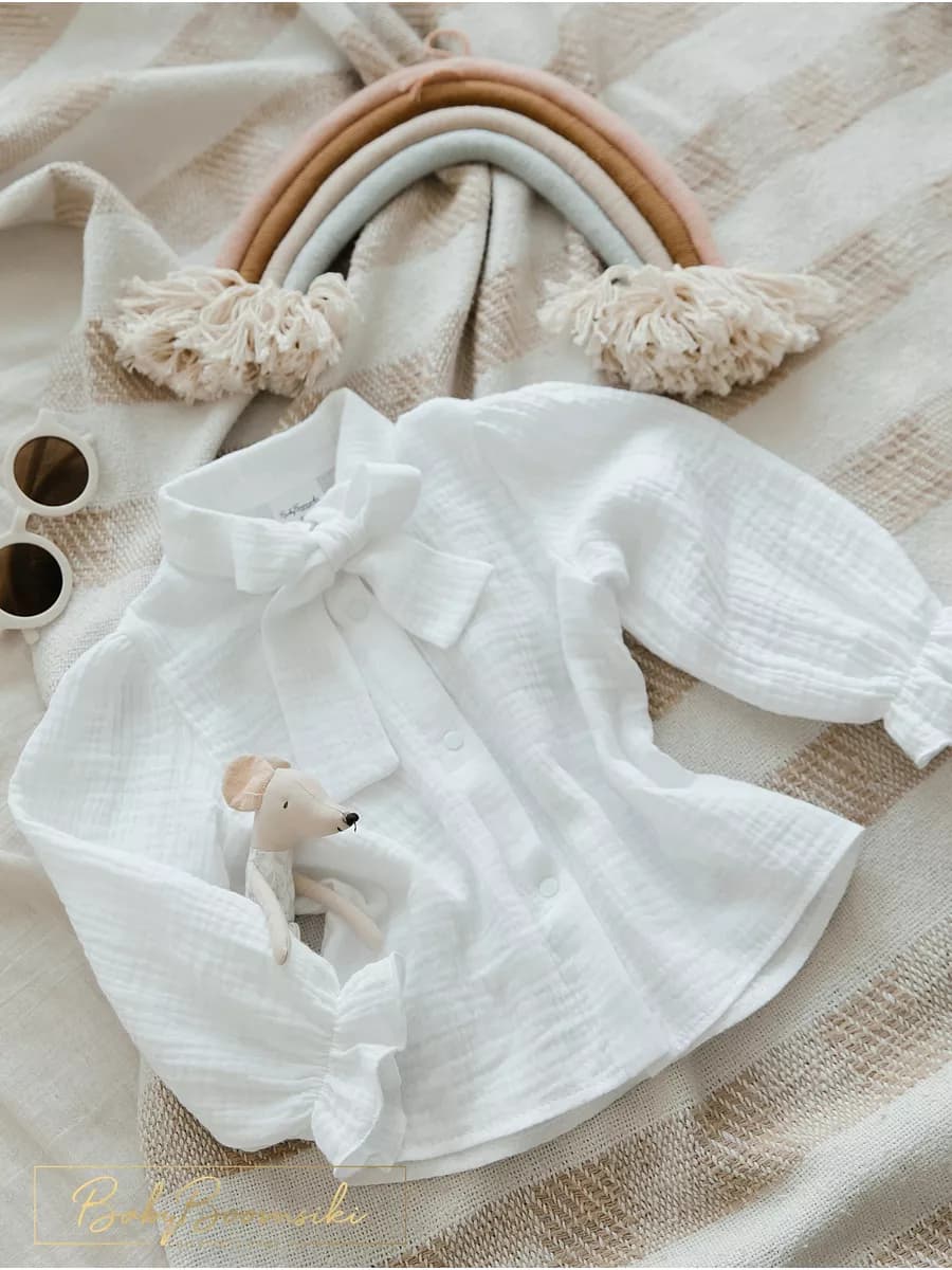 Нарядная блузка из муслина