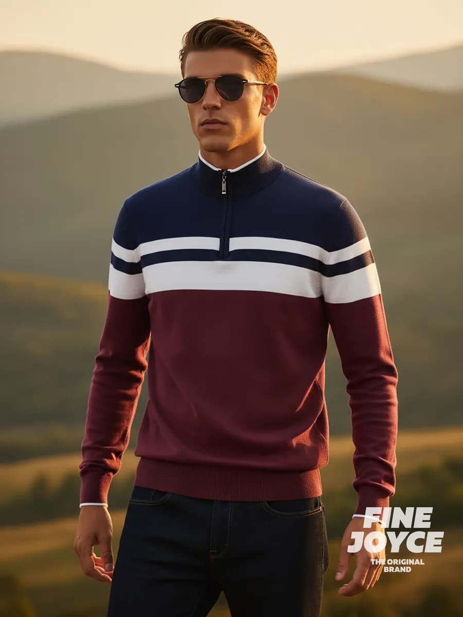 Джемпер классический полузамок