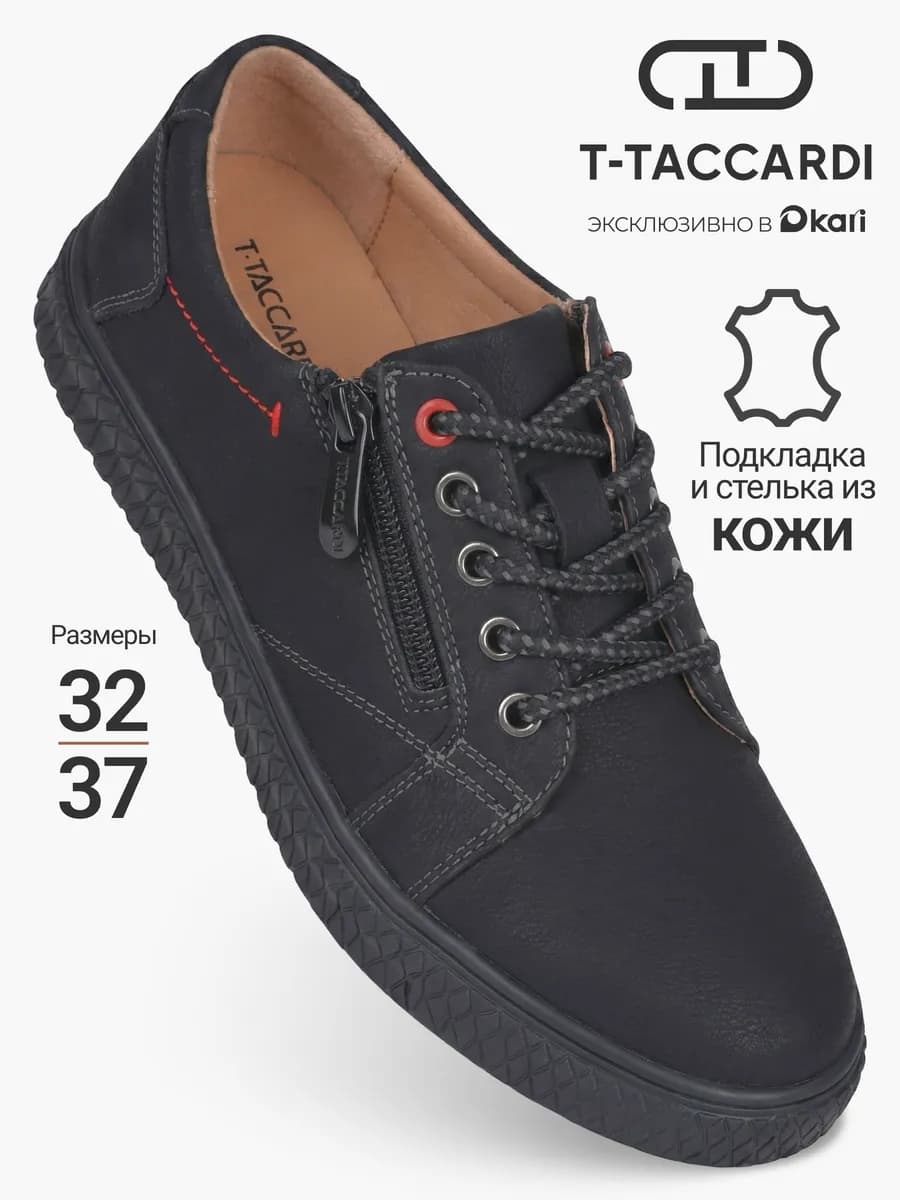 Кеды детские на молнии для школы