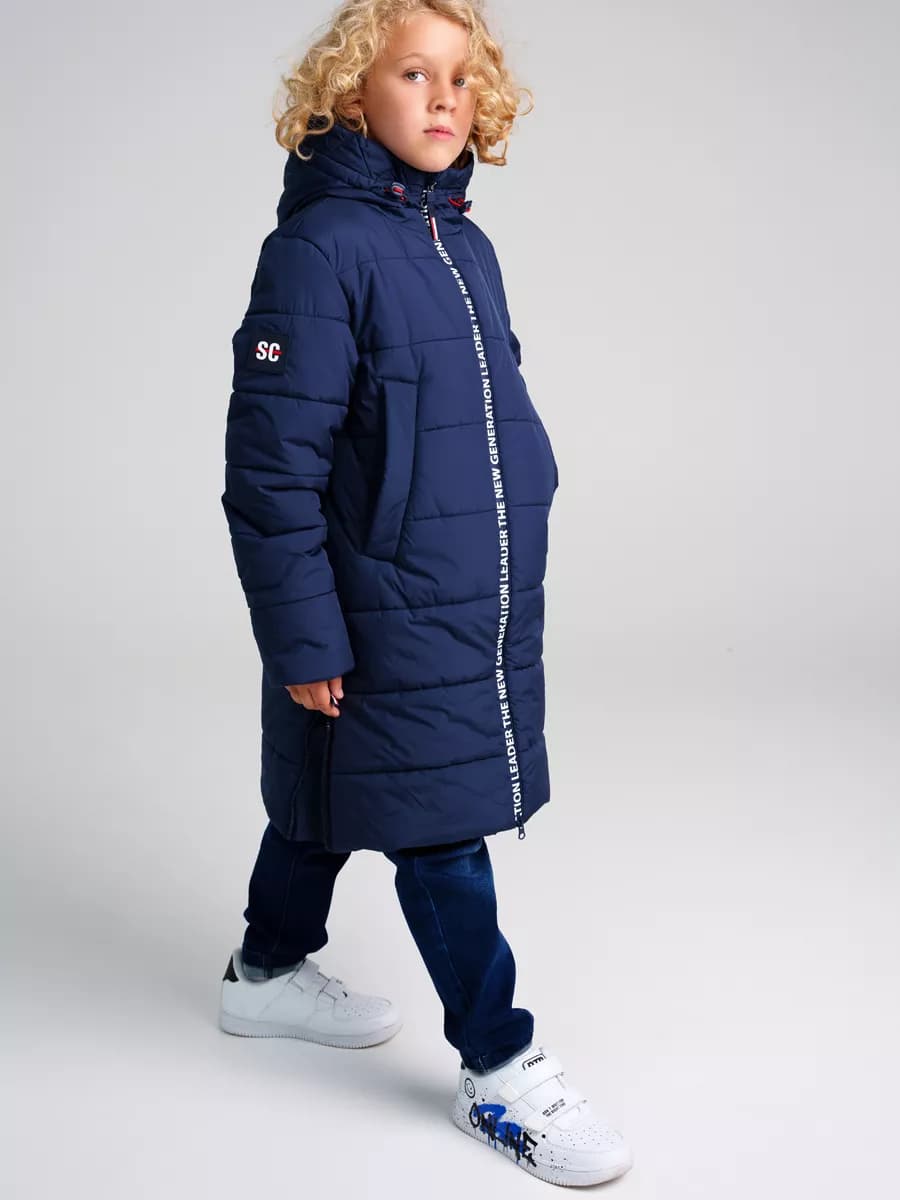 Пальто зимнее для мальчика подростка