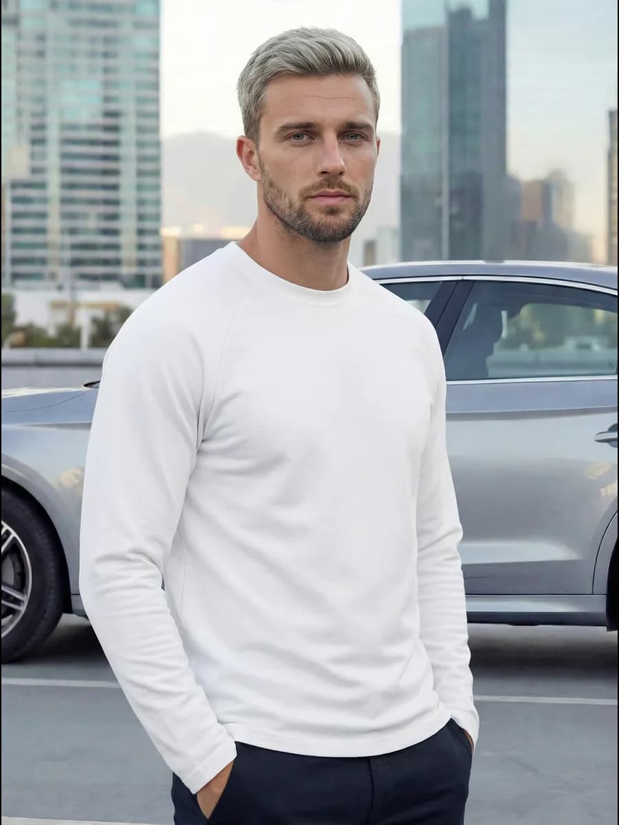 Лонгслив базовый футболка с длинным рукавом