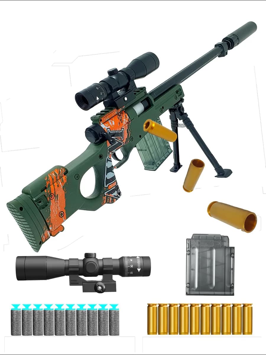 Винтовка с мягкими пулями детская