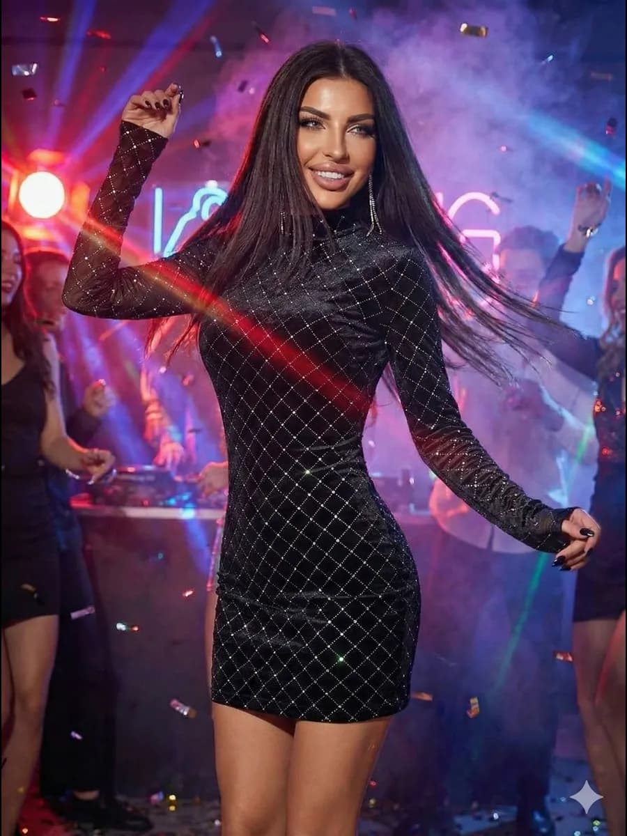 Платье вечернее праздничное мини