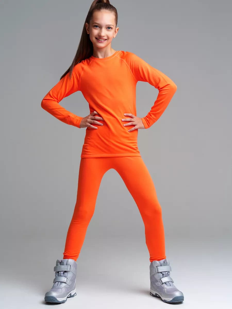 Термокомплект с начесом лонгслив, леггинсы