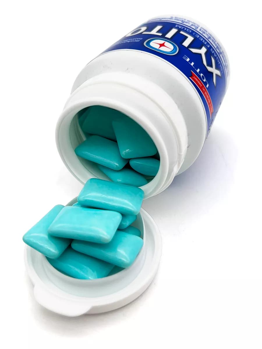 Жевательная резинка без сахара с мятой, 52 г