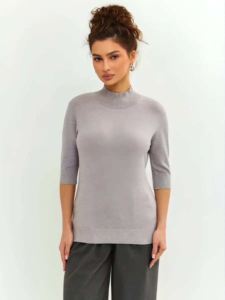 Джемпер Водолазка с коротким рукавом