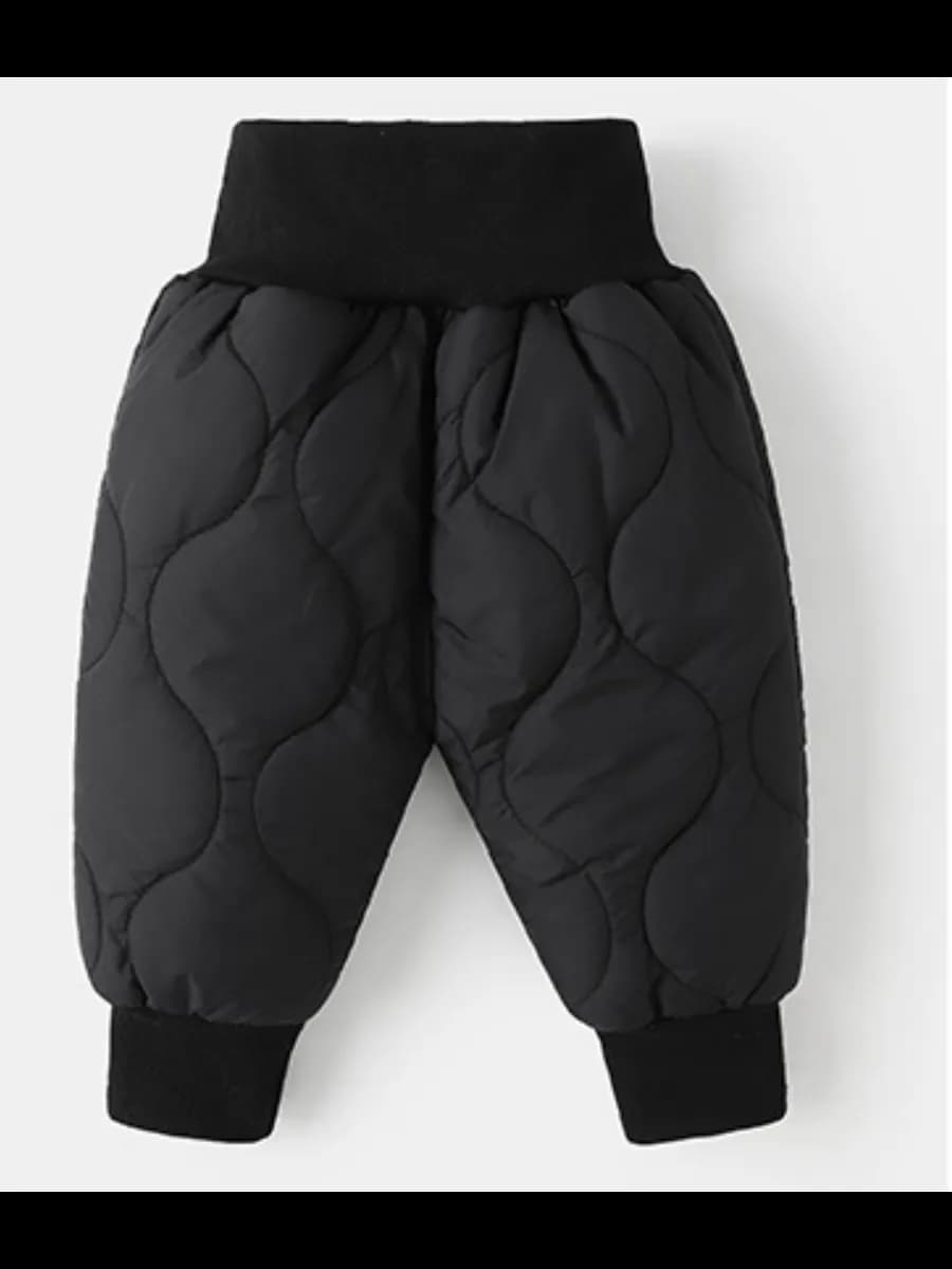Брюки утеплённые на резинке для малышей