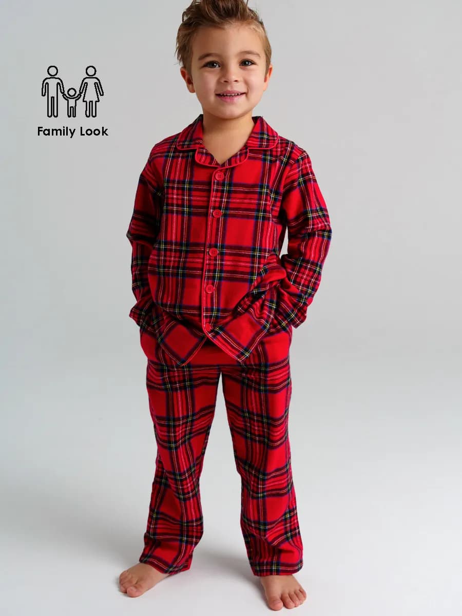 Пижама фланелевая рубашка, брюки