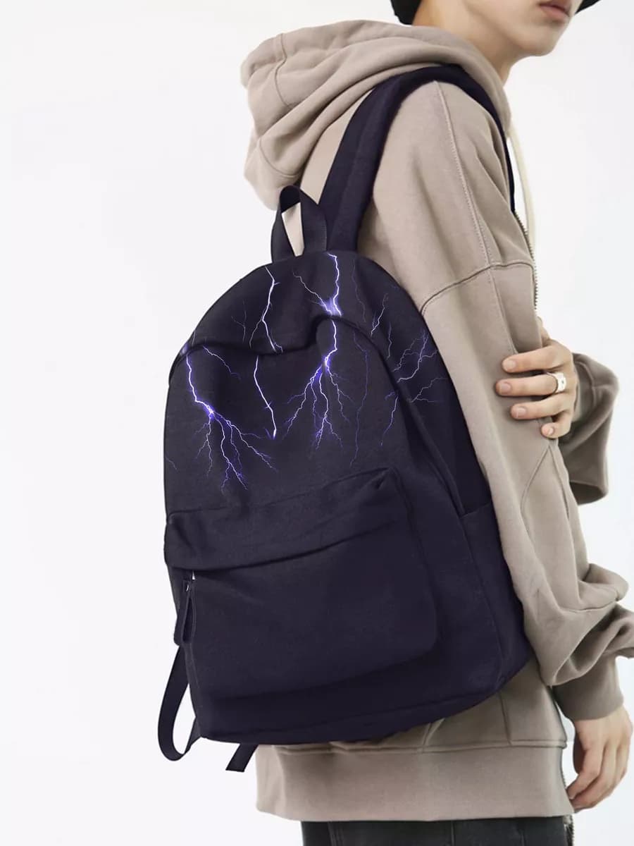 Школьный рюкзак с принтом для подростков