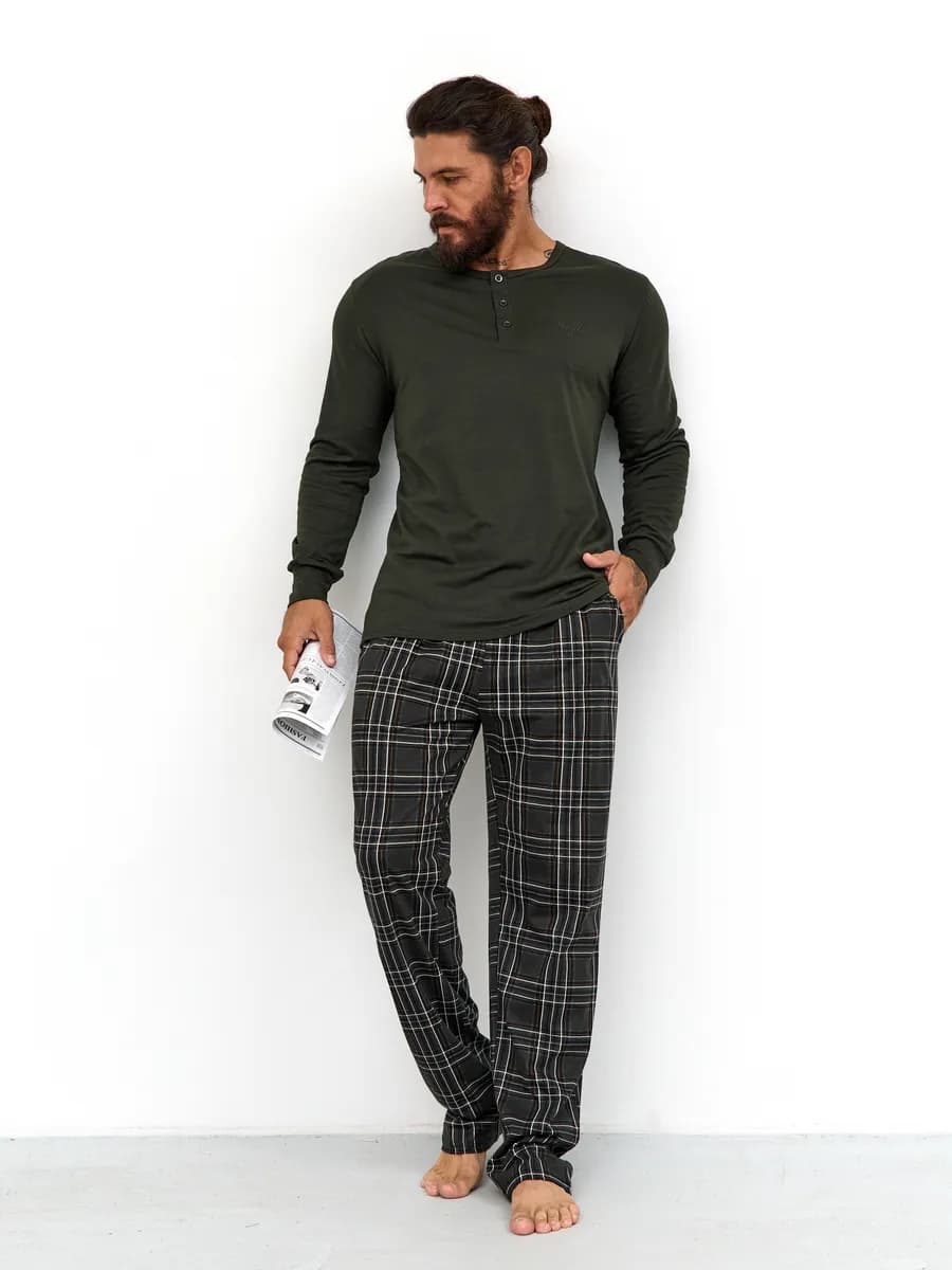 Пижама мужская со штанами домашний костюм