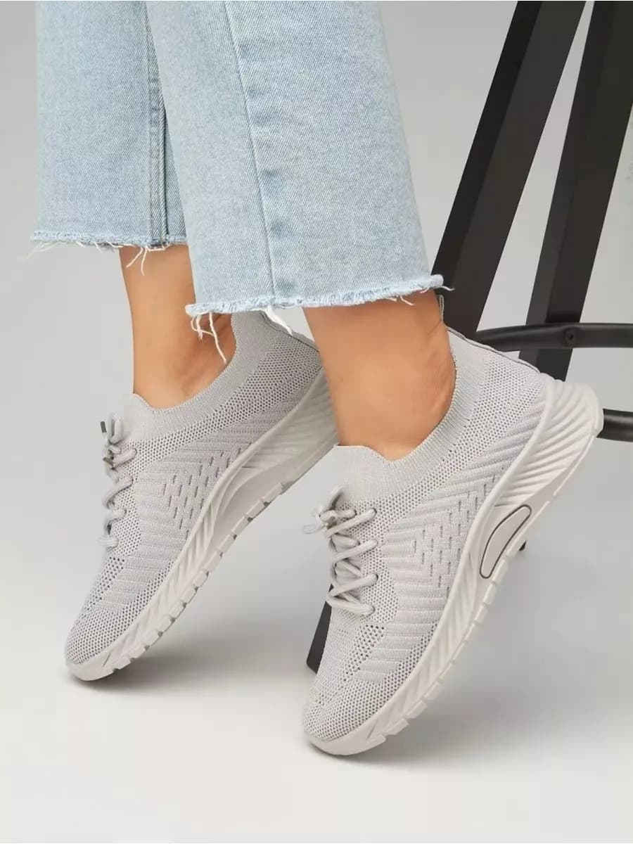 Кроссовки женские Слипоны Тряпочные кроссовки для фитнеса