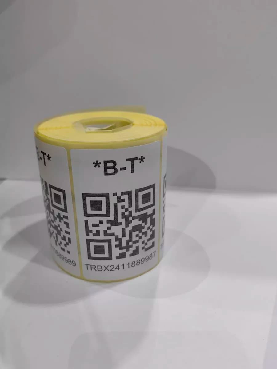 этикетка возвратная QR