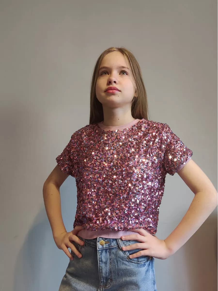 Джемпер с коротким рукавом