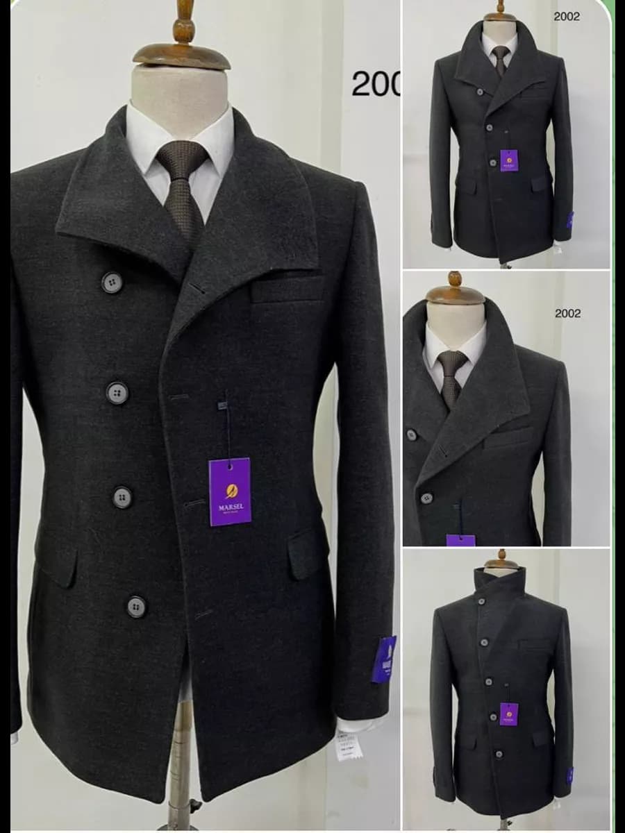 Пальто-полупальто мужское демисезонное