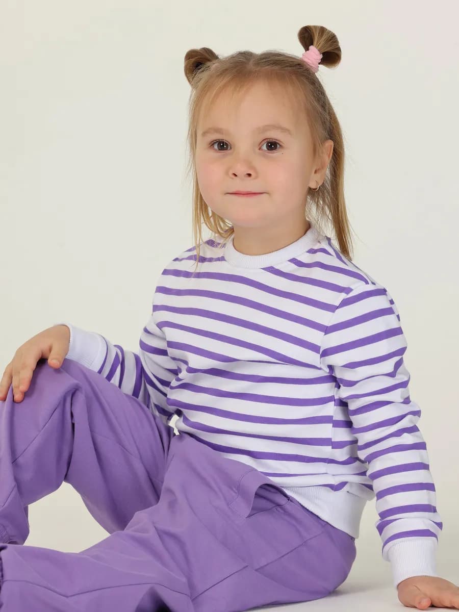 Тельняшка лонгслив для детей от 3 до 8 лет