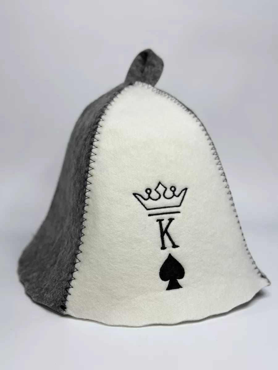 Шапка Для Бани и Сауны Король