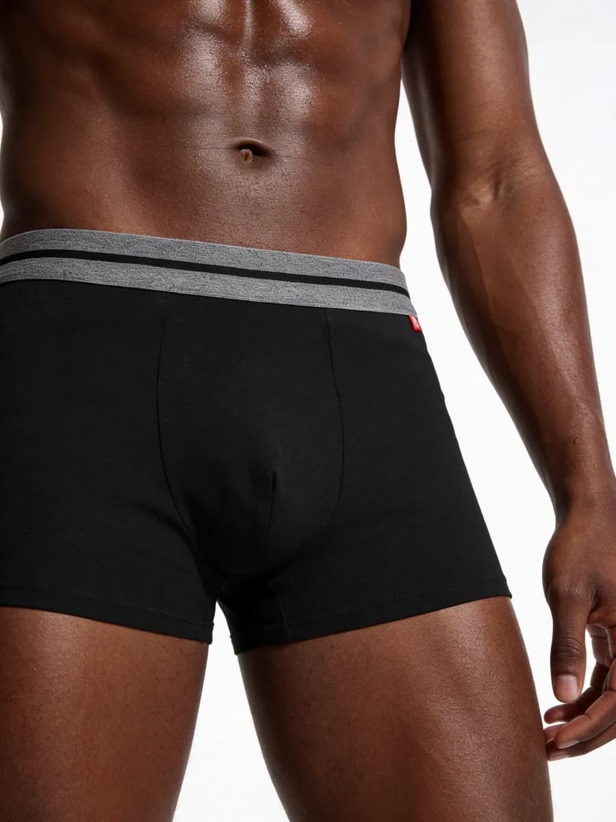 Трусы боксеры из хлопка премиум 4 шт