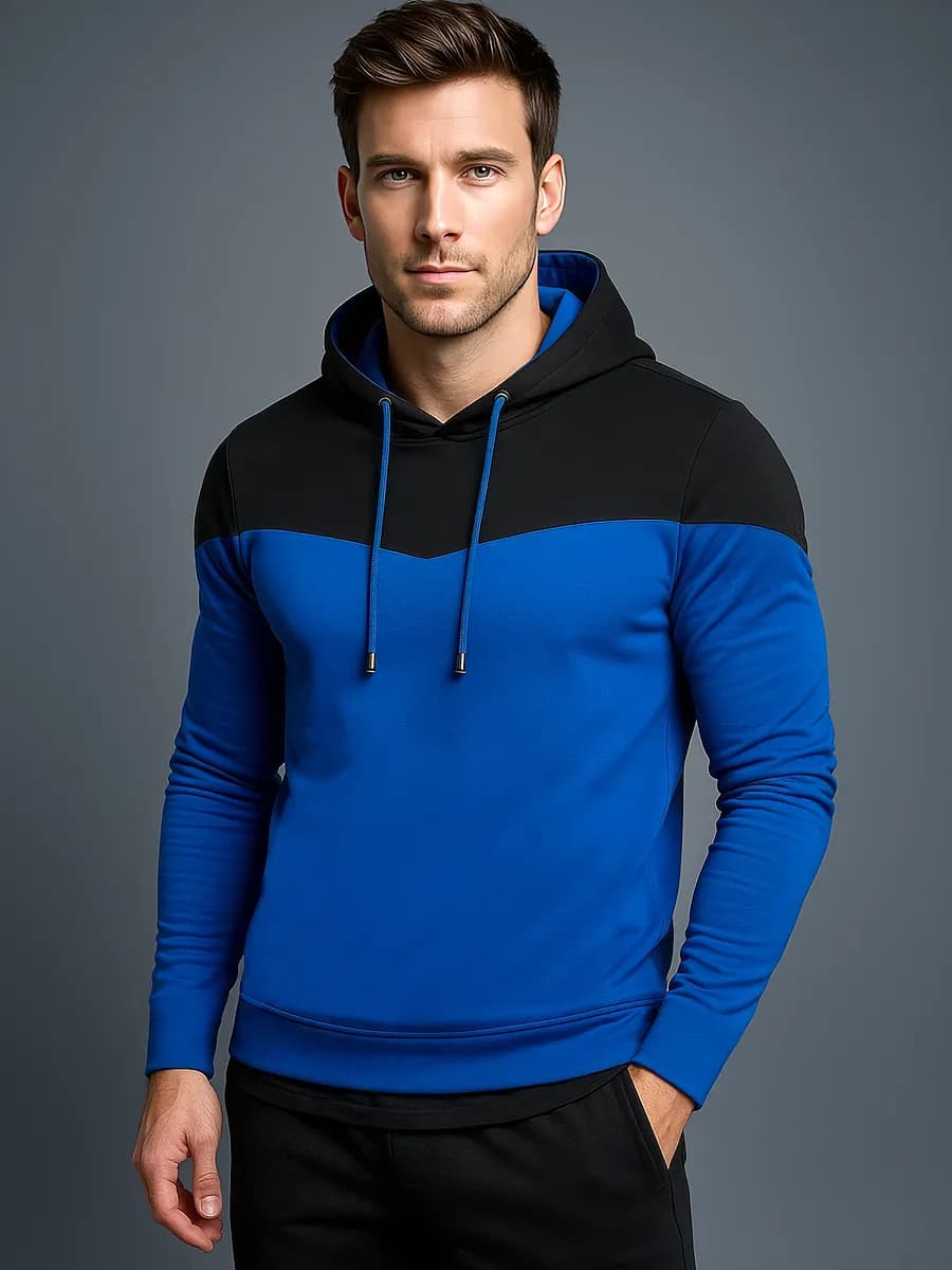 Толстовка футболка тонкая оверсайз с капюшоном