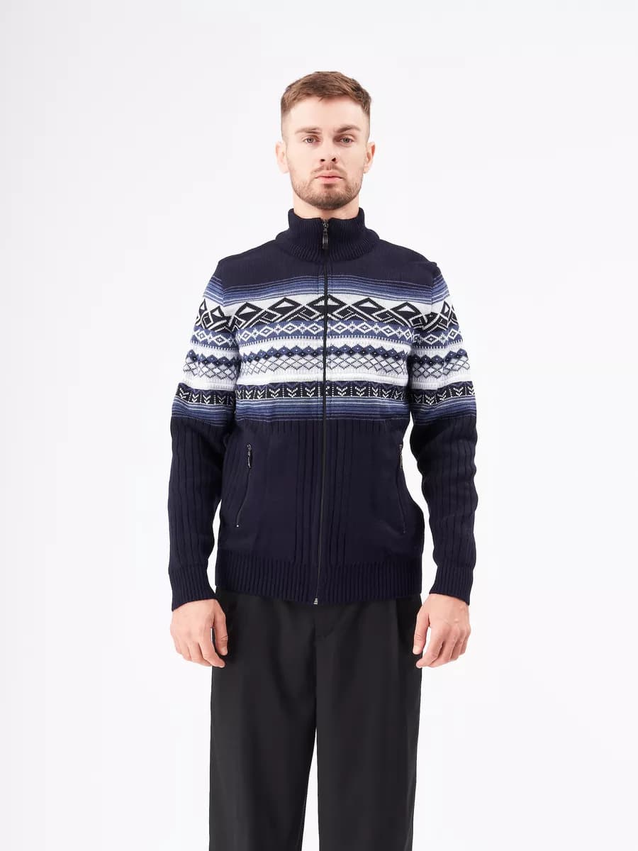 Кардиган на молнии под горло