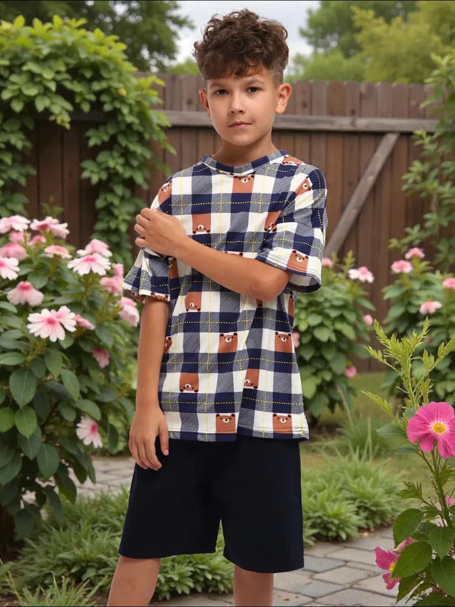 Домашний костюм с шортами для подростка