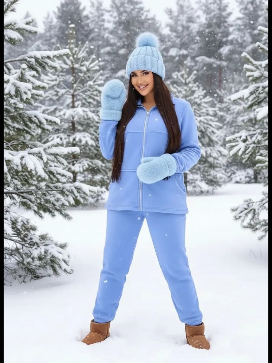 Костюм спортивный женский на молнии большие размеры